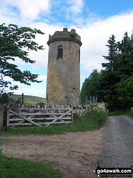 Walk n130 Simonside from Rothbury - Sharpe's Folly near Whitton