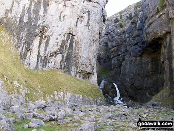 Walk ny159 Gordale Scar and Malham Cove from Malham - Gordale Scar near Malham