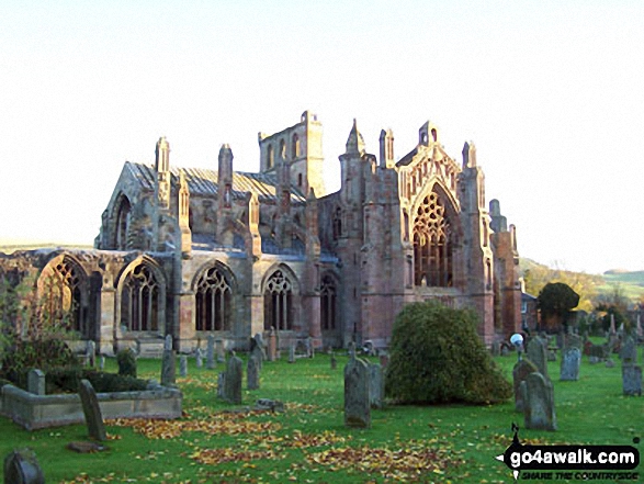 Melrose Abbey Walking St Cuthbert's Way - Day 1