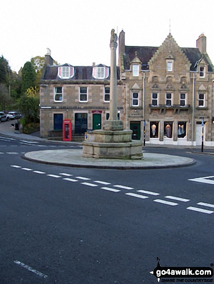 Market Cross, Melrose Walking St Cuthbert's Way - Day 1