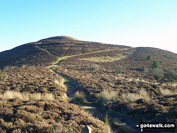 On The St Cuthbert's Way approaching Eildon Hill North Walking St Cuthbert's Way - Day 1