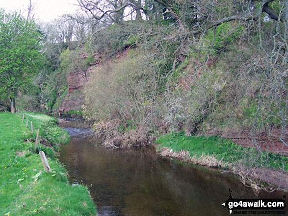 Oxnam Water from The St Cuthbert's Way Walking St Cuthbert's Way - Day 3