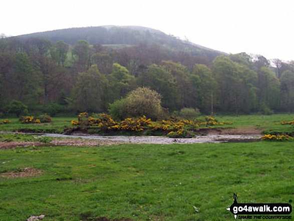 Bowmont Water near Kirk Yetholm on The St Cuthbert's Way Walking St Cuthbert's Way - Day 4