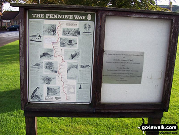 The St Cuthbert's Way and The northern end of Pennine Way at Kirk Yetholm Walking St Cuthbert's Way - Day 5