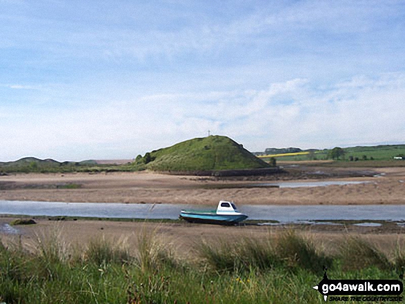 Walk n138 Lesbury from Alnmouth - The River Aln Estuary, Alnmouth Bay