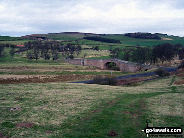 On The St Cuthbert's Way approaching Weetwood Bridge Walking St Cuthbert's Way - Day 7