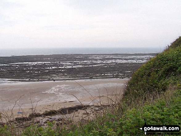 Walk n138 Lesbury from Alnmouth - Marden Rocks, north of Alnmouth Bay