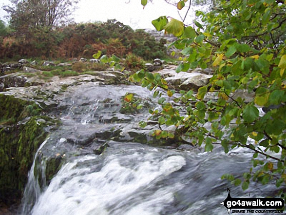 Walk c193 Dowthwaitehead from Aira Force - The top of Aira Force