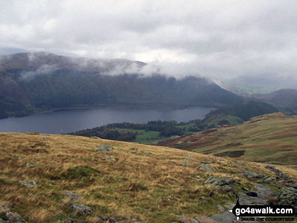 Walk c113 Helvellyn from Thirlmere - Thirlmere Reservoir from path from near Browncove Crags