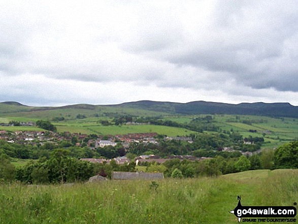 Walk n115 Target Plantation from Rothbury - Rothbury from Rothbury Terrace