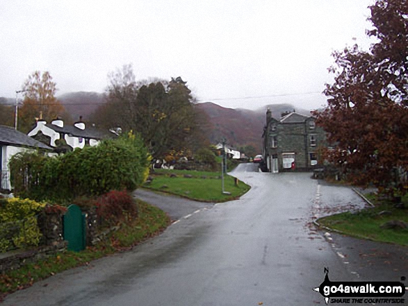 Walk c238 Lingmoor Fell and Great Langdale from Elterwater - Elterwater village