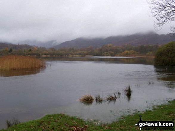 Walk c274 Loughrigg Fell from Elterwater - Elter Water