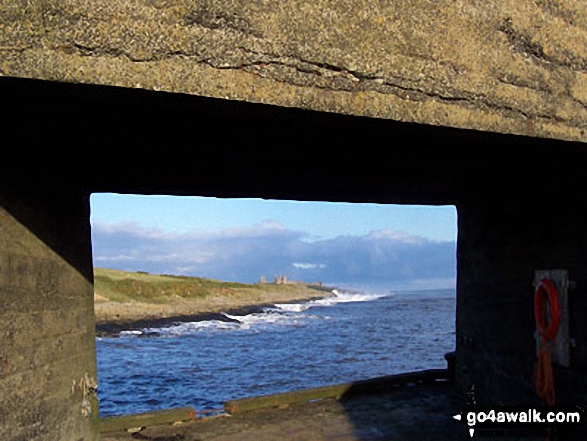 Walk n116 Dunstanburgh Castle from Craster - Dunstanburgh Castle from Craster Harbour