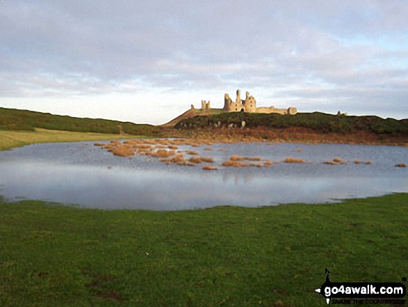 Walk n116 Dunstanburgh Castle from Craster - Dunstanburgh Castle from Cushat Stiel