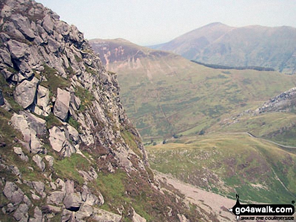 Mynydd Mawr (Llyn Cwellyn), Craig y Bera and Moel Eilio (Llanberis) from Y Garn (Moel Hebog)