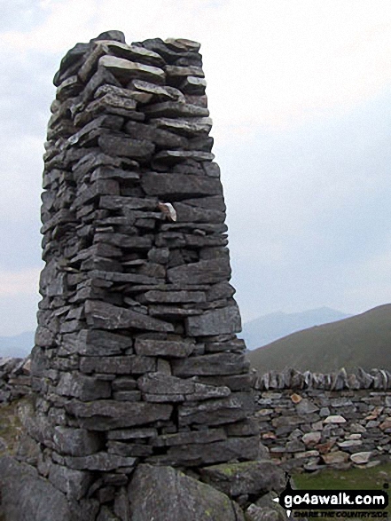 Mynydd Tal-y-mignedd summit obelisk 