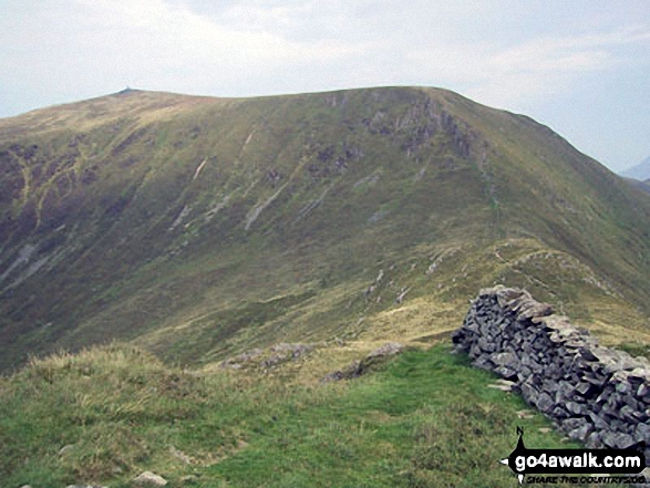 Walk gw164 The full Nantlle Ridge and Craig Cwm Silyn from Rhyd-Ddu - Mynydd Tal-y-mignedd from Bwlch Dros-bern