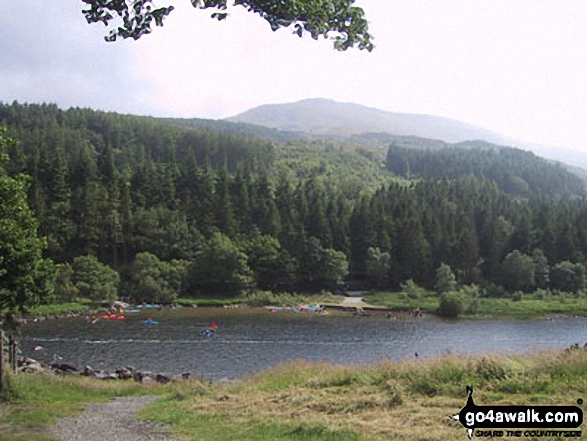 Walk cw180 Carnedd Moel Siabod, Y Foel Goch and Gallt yr Ogof from Pont Cyfyng, Capel Curig - Carnedd Moel Siabod and Llynnau Mymbyr from Plas y Brenin, Capel Curig