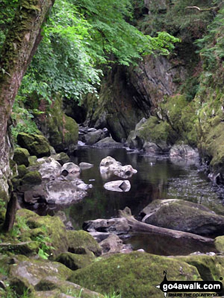 Walk cw105 Llyn Elsi from Betws-y-Coed - Fairy Glen, Betws-y-Coed