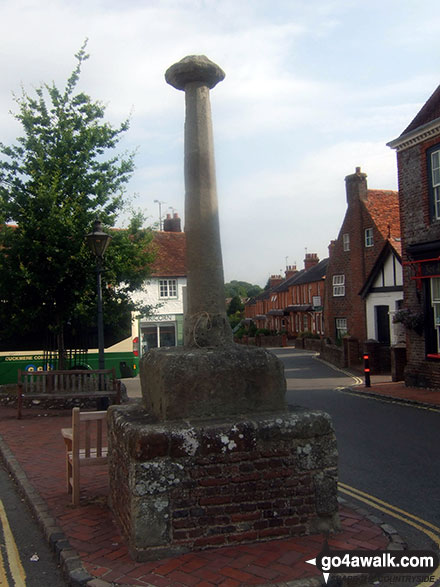 The Market Cross in the centre of Alfriston 