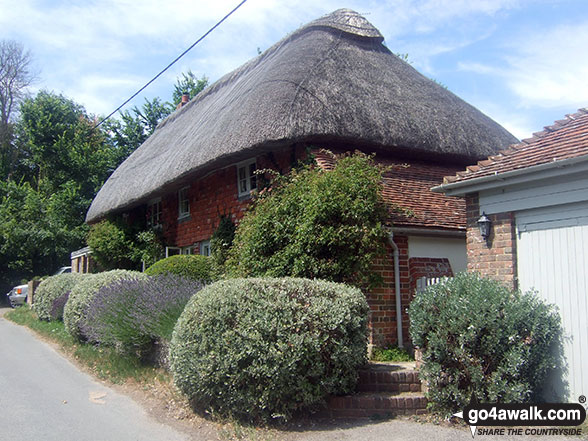 Walk es144 Firle Beacon from Alfriston - Thatched cottage in Alciston