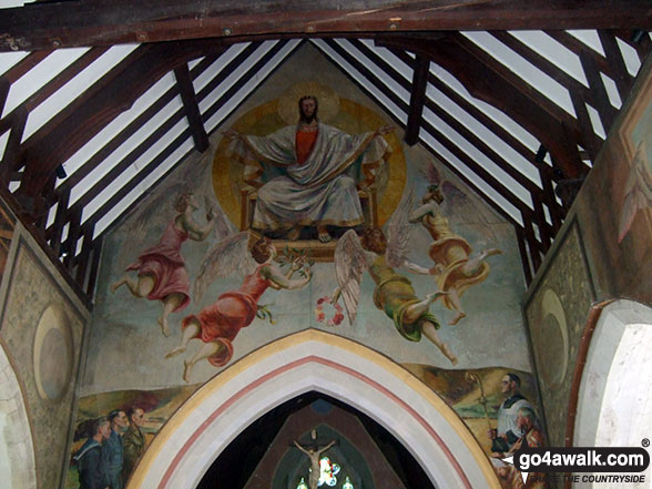 The interior of Berwick Church 