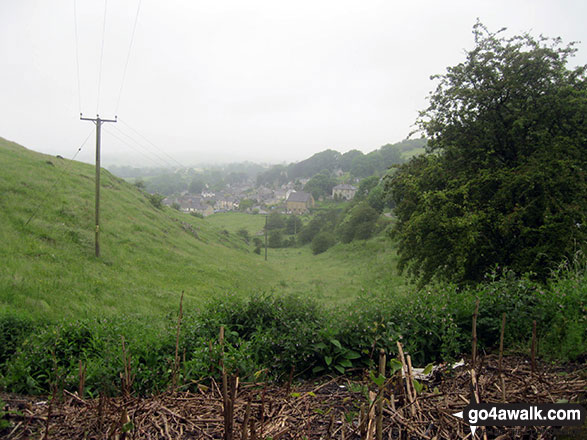 Walk d110 Rainster Rocks and Harboro' Rocks from Brassington - Brassington from Bee Nest Mine