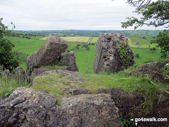 The top of Rainster Rocks 