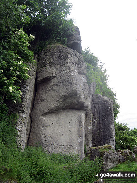 Walk d110 Rainster Rocks and Harboro' Rocks from Brassington - Rainster Rocks