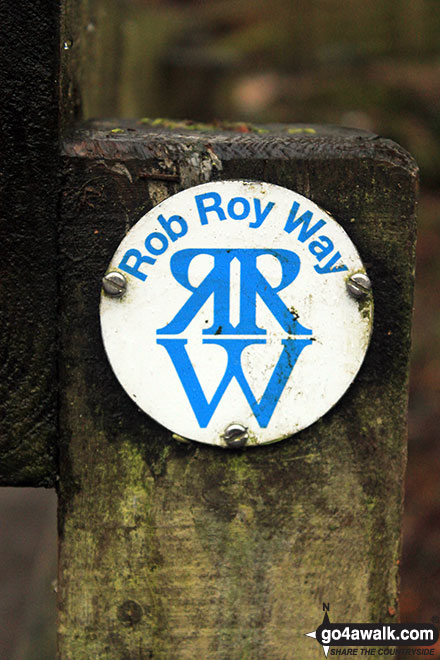 Walk pk105 The Birks of Aberfeldy from Aberfeldy - The Rob Roy Way in the Birks of Aberfeldy