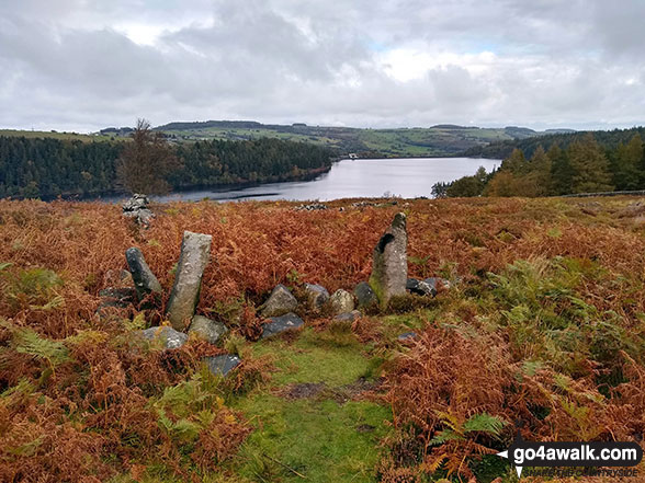 Walk sy108 Langsett Reservoir from Langsett Barn - Langsett Reservoir from Delf Edge