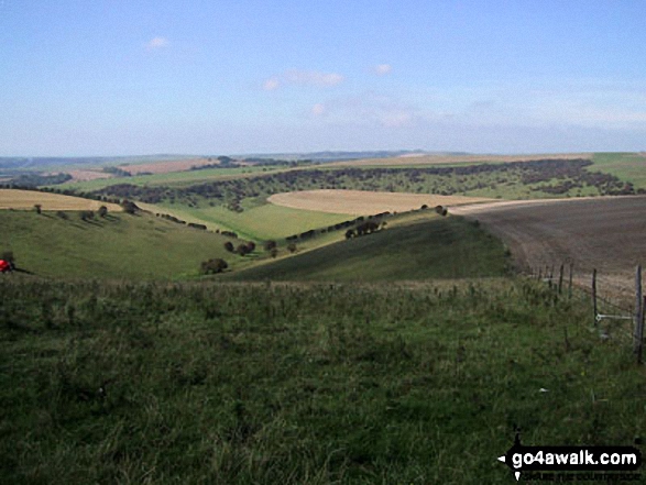 Walk es145 Jack and Jill from Ditchling Beacon - The Sussex Downs near Ditchling Beacon