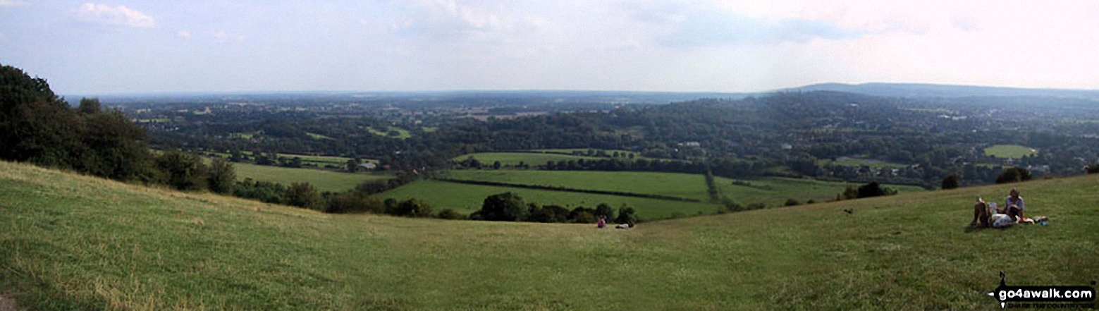 Walk su118 Box Hill from Brockham - *The North Downs from Box Hill