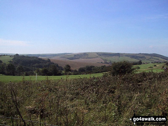 The Sussex Downs near Ditchling Beacon 