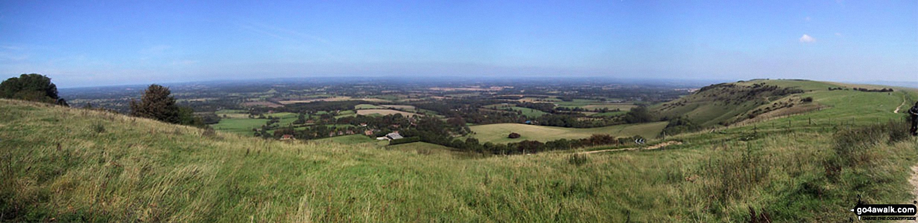 Walk es145 Jack and Jill from Ditchling Beacon - *The Sussex Downs near Ditchling Beacon