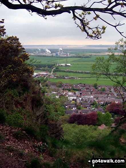 Walk ch110 Helsby Hill and The Sandstone Trail from Frodsham - Helsby and The Mersey Estuary from Helsby Hill