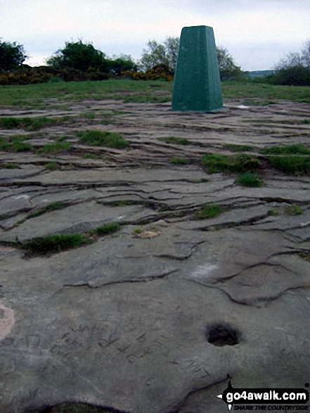 Helsby Hill summit trig point