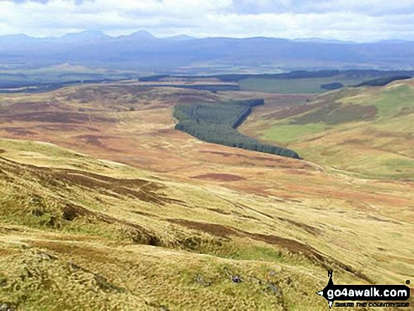 Walk st132 Dumyat from Bridge of Allan - North West from Dumyat