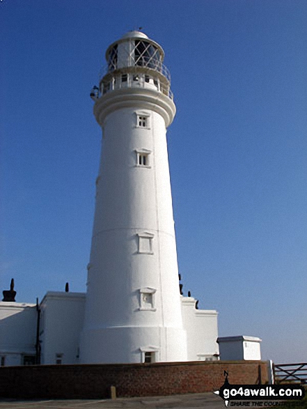 Walk ey100 Flamborough Head from South Landing - Flamborough Head Lighthouse