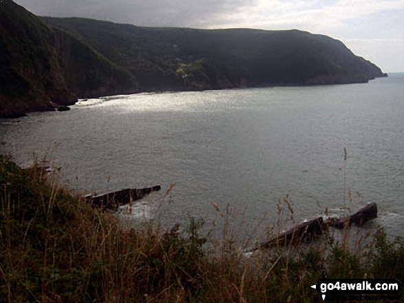 Woody Bay from The South West Coast Path on Crock Point 