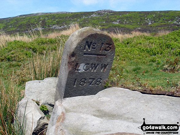 Boundary Stone on Tarnbrook Fell 