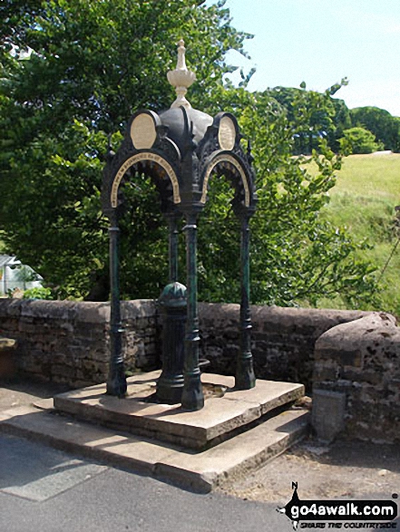 Walk c441 Flinty Fell from Nenthead - Ornate Water Fountain in Nenthead