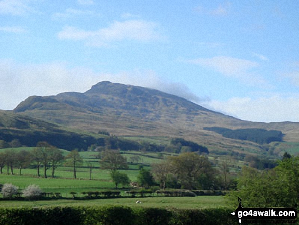 Walk gw146 Aran Fawddwy from Llanuwchllyn - Aran Benllyn from Llanuwchllyn