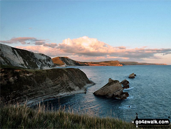 Mupe Rocks from near Lulworth Cove 