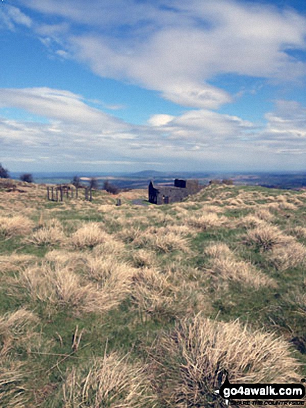 View today of The Wrekin from The Brown Clee Hill (Abdon Burf) 