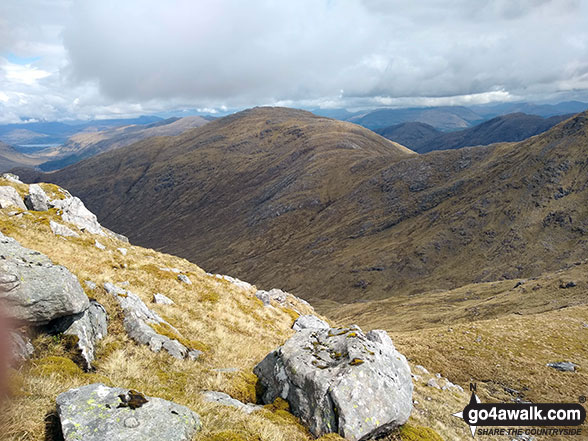 Walk Beinn na h-Uamha (Ardgour) walking UK Mountains in Loch Sunart and Loch Shiel  Highland, Scotland