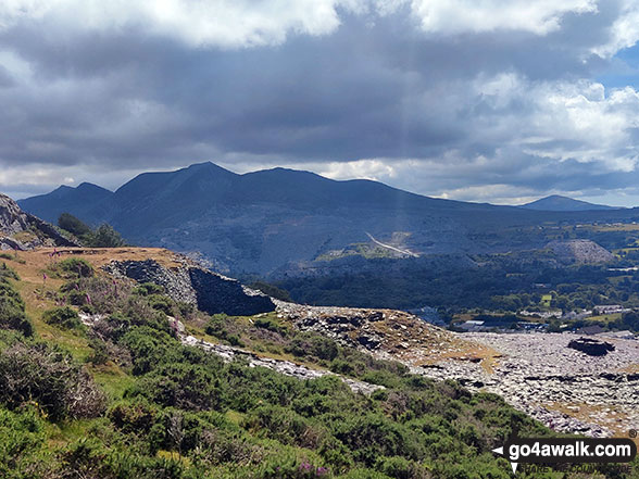 The Snowdonia Mountains from Rachub 