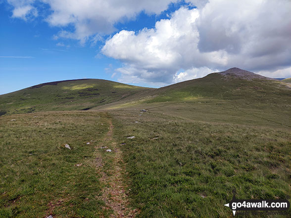 Gyrn (Llanllechid) and Moel Wnion from Llefn