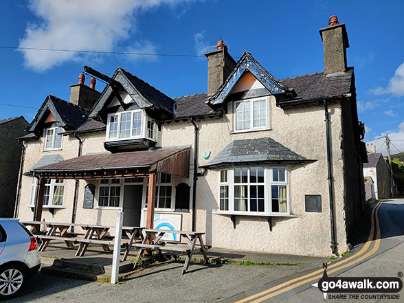 The pub in the centre of Rachub 