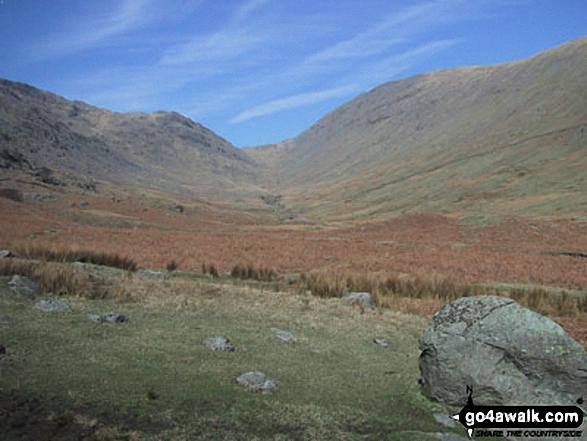 Stony Cove Pike (Caudale Moor), Threshthwaite Mouth and Thornthwaite Crag from Troutbeck Park